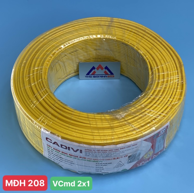 Dây điện Cadivi VCMD 2x1