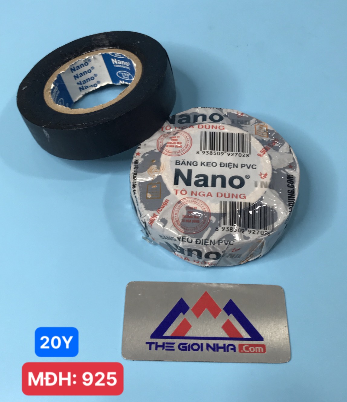 Băng keo điện nano màu đen 20 yard